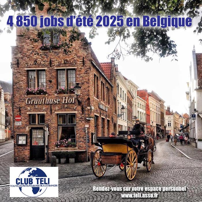 Jobs d'été en Belgique 2025