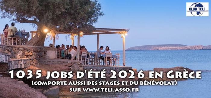Jobs d'été en Grèce