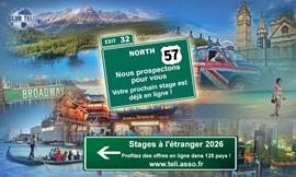 Stages à l'étranger 2026